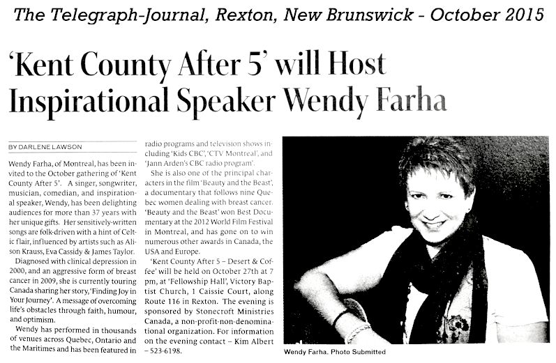 The Telegraph-Journal Article